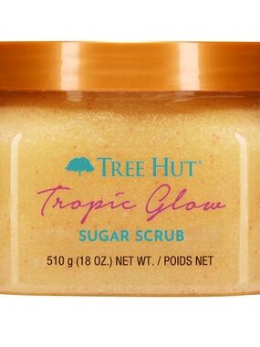 Tree Hut Tropic Glow Sugar Scrub - Golden Yellow Exfoliant